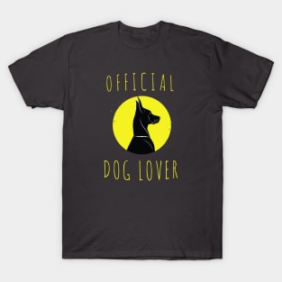 Official Dog Lover T-Shirt